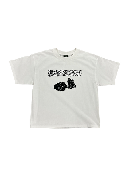 fiti hands tee - white